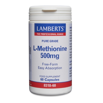 Lamberts L Methionine 500mg 60 caps